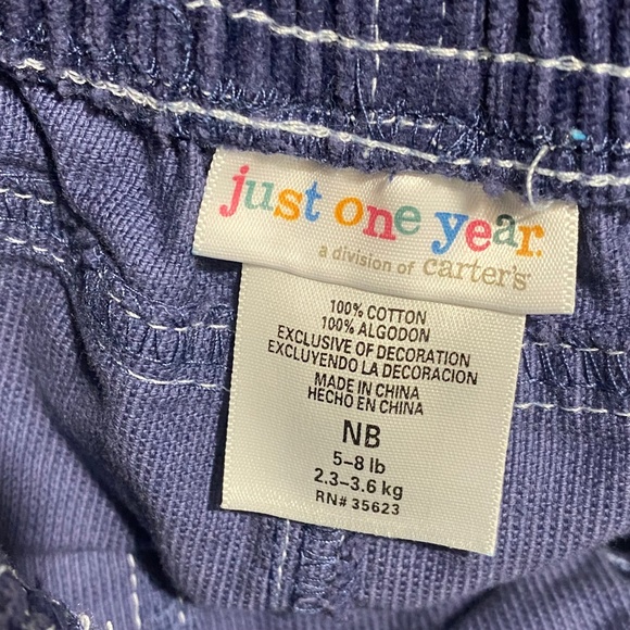 Carter's Just One Year Baby Velour Jeggings - Picture 4 of 6